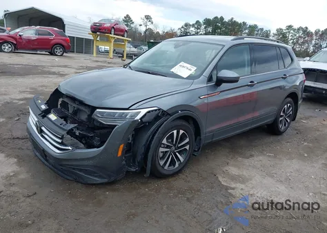 2024 Volkswagen Tiguan 2.0T S из США, поврежденный, VIN 3VVRB7AX8RM111008